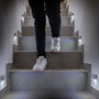 Innovagoods Lot de 2 Veilleuses LED avec Capteur de Mouvement, 3 LEDs, Fonctionne sur Piles 3xAAA (non incluses), Blanc