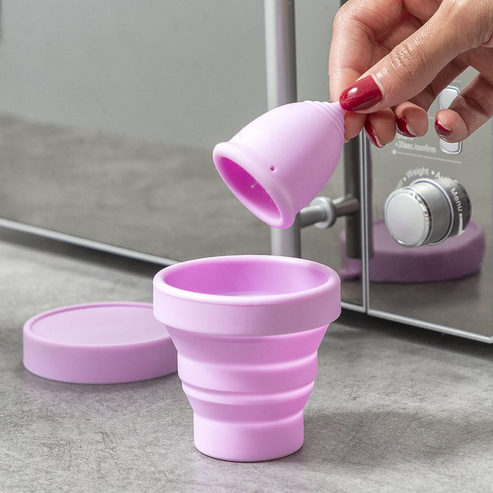 InnovaGoods Coupe Menstruelle Kuppy Taille L, Violet