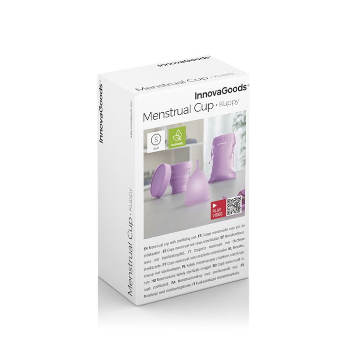 InnovaGoods Coupe Menstruelle Kuppy Taille L, Violet