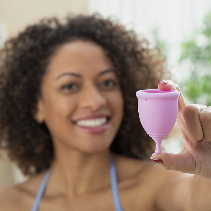 InnovaGoods Coupe Menstruelle Kuppy Taille L, Violet