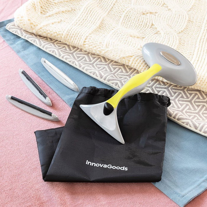 Brosse Anti-peluche avec Accessoires 4 en 1 Blint InnovaGoods Brosse Anti-peluche avec Accessoires 4 en 1 Blint InnovaGoods