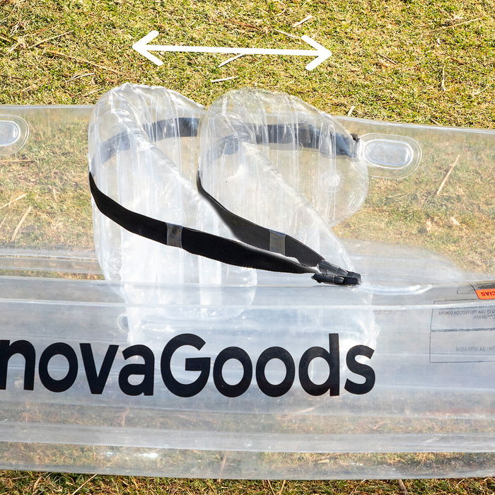 Kayak Gonflable Transparent avec Accessoires Paros InnovaGoods 312 cm 2 places Kayak Gonflable Transparent avec Accessoires Paros InnovaGoods 312 cm 2 places