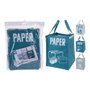 Set de 3 sacs poubelle réutilisables pour camping 30x30x39 cm