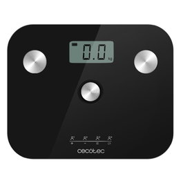 Cecotec Balance Surface Precision Ecopower 10100 - Pèse-personne connecté, analyse corporelle 6 paramètres, jusqu'à 180 kg, noir