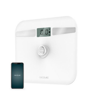 Cecotec Surface Precision Ecopower Balance de Bain Bluetooth avec Verre Trempé et Analyse Corporelle Complète