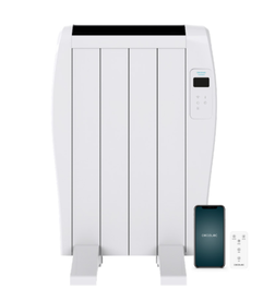 Cecotec Radiateur Émetteur Thermique Ready Warm 600 W 4 Éléments Wi-Fi Blanc