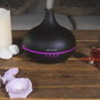 Cecotec Pure Aroma 300 Yin Humidificateur Ultrasonique avec Diffuseur d’Aromas 0.3 L Noir Bois