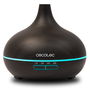Cecotec Pure Aroma 300 Yin Humidificateur Ultrasonique avec Diffuseur d’Aromas 0.3 L Noir Bois