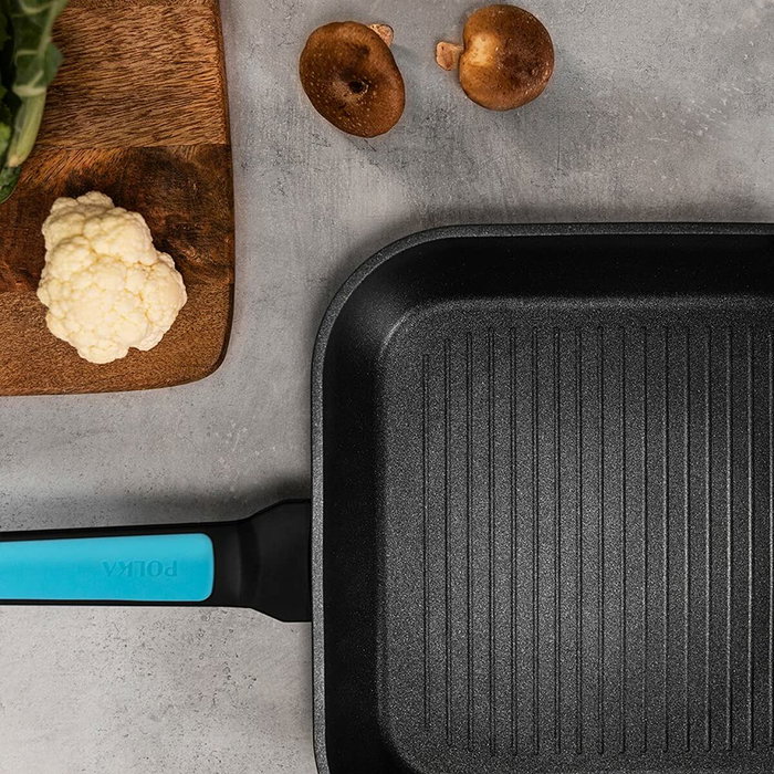 Plancha grill Cecotec Polka Platinum 28 Thunder Aluminium Ø 28 cm Plancha grill Cecotec Polka Platinum 28 Thunder Aluminium Ø 28 cm