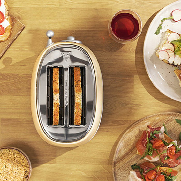 Grille-pain Cecotec Vintage 800 Light Yellow 850 W Grille-pain Cecotec Vintage 800 Light Yellow 850 W