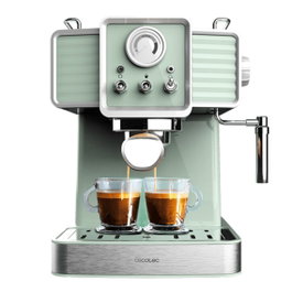 Cecotec Vintage Espresso 20 Tradizionale Cafetière Expresso avec pompe 20 bars 1350 W Vert clair